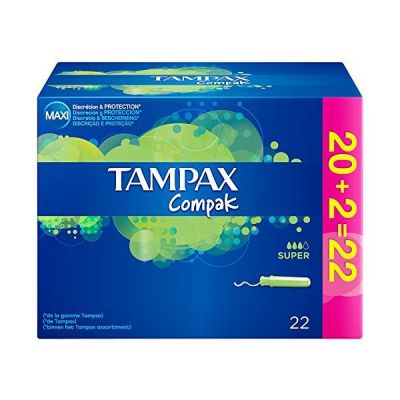 Tampax Compak Super Tampones 22 Unidades
