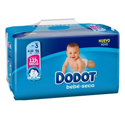 Dodot Stages T3 Couches 6-10 Kg 96 Unités