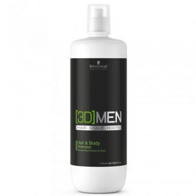 [3D]Men Shampoo Cabello Y Cuerpo 1000Ml