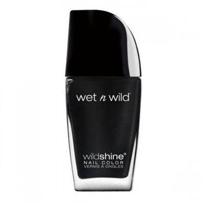 MARKWINS WET N WILD WILDSHINE NAIL COLOR BLACK CREME