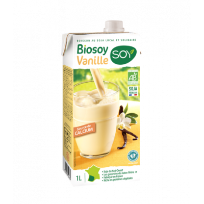 Bevanda vegetale biologica alla soia e vaniglia 6x1L Soia biologica