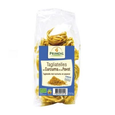 Tagliatelle Nido With Turmeric and Poppy Eco 250g Primeal