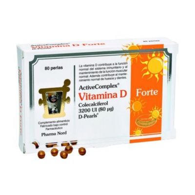 ActiveComplex Vit.D Forte 80Mcg 3,200Ui 80pearls Pharma Nord