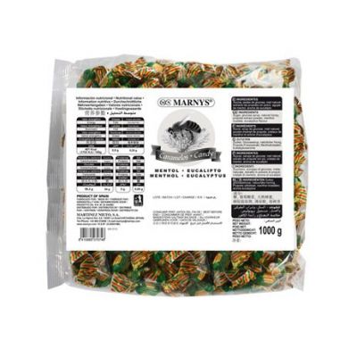 Caramelos Propolis, Miel, Menta y Eucaliptus 1kg Marnys