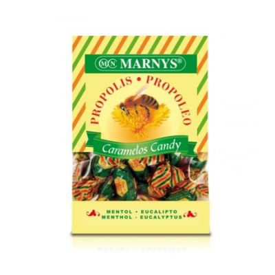 Caramelos de Propolis Miel Menta y Eucalipto 60g Marnys
