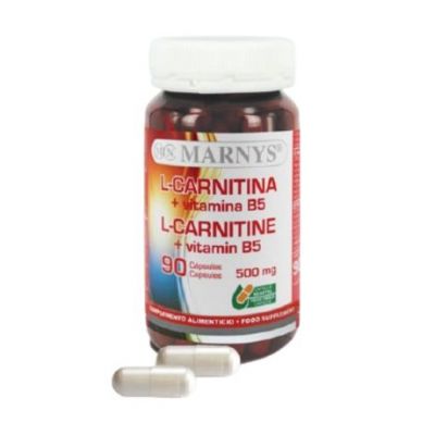 Carnitine 500Mg Vitamin B5 90caps Marnys