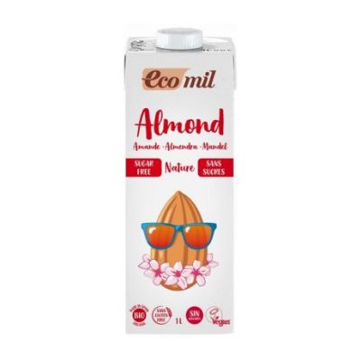 Bebida Vegetal de Almendra SinGluten Bio Vegan 6x1L Ecomil