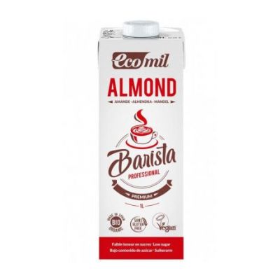 Barista Almond Vegetable Drink Gluten Free Bio Vegan 6x1L Ecomil