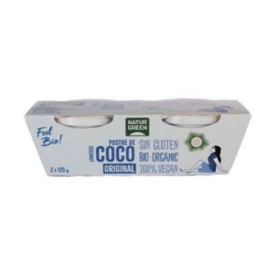 Postre Coco Original Bio 2x125g Natur Green