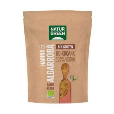 Harina de Algarroba Sin Gluten Bio 500g Natur Green