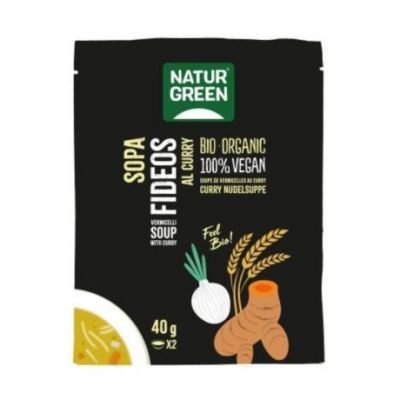 Organic Curry Noodle Soup 40g Natur Green