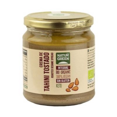 Tahin Pure Organic Roasted Sesame 300g Natur Green