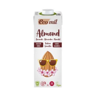 Almond Vegetable Drink Nature Vanilla Bio 6x1L Ecomil