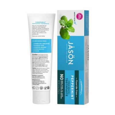 Power Smile Peppermint Gluten-Free Whitening Toothpaste 119g Jason