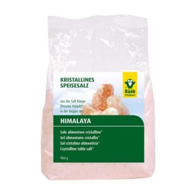 Sal Cristalina Rosa del Himalaya Molida 900g Raab