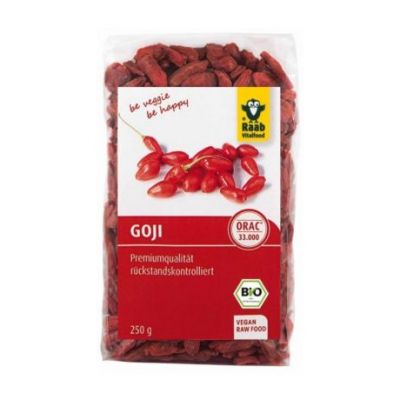 Bacche di Goji Vegane Biologiche 250g Raab
