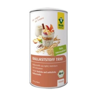 Trio De Fibras Manzana Avena Lino Bote Bio 210g Raab Vitalfood