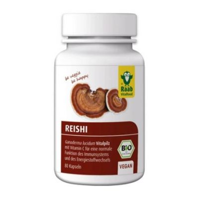 Reishi Bio 80caps Raab Vitalfood