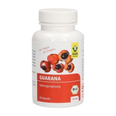 Guarana Bio 500Mg 80caps Raab Vitalfood