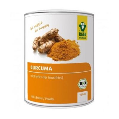 Curcuma Con Pimienta Polvo 100gr Raab Vitalfood