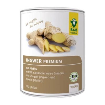 Gingembre Premium Avec Poudre De Poivre 100gr Raab Vitalfood
