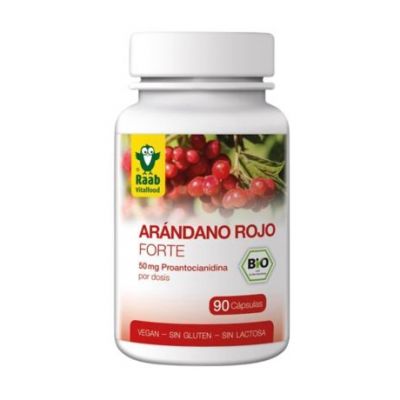 Arandano Rojo Forte 440Mg 90caps Raab Vitalfood