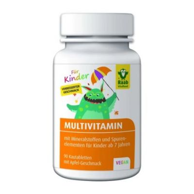 Multivitaminico Per Bambini Gusto Mela 1.2Gr 90compr Raab Vitalfood