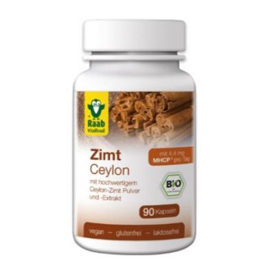 Canela Ceilan Extracto 450Mg 90caps Raab Vitalfood