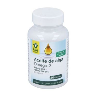 Aceite De Alga Omega 3 Vegetal 1183Mg 30caps Raab Vitalfood