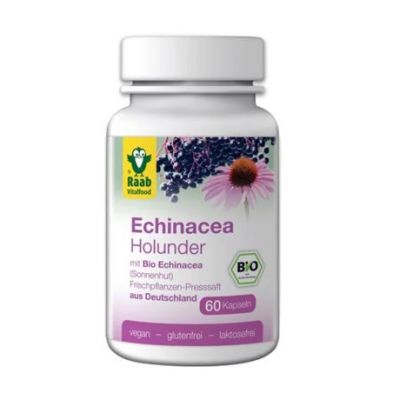 Equinacea Y Sauco 500Mg 60caps Raab Vitalfood