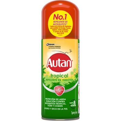 Autan Tropical Repelente Mosquitos Spray Seco 100 Ml