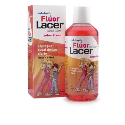 FLÚOR enjuage bucal diario fresa 0,05% 500 ml