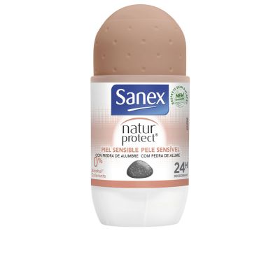 NATUR PROTECT Déo roll-on sensible à la pierre d'alun 0% 50 ml