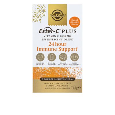 Ester-C Plus Vitamina C Polvo Efervescente 7 unidades