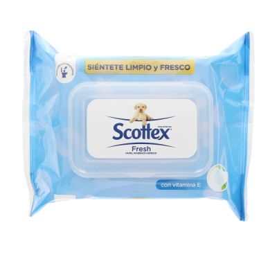 Papier toilette humide original SCOTTEX 74 unités