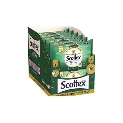 Scottex Papel Higiénico Húmedo Aloe Vera 40 Uds