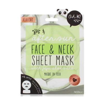 After Sun Aloe Sheet Face And Neck Mask