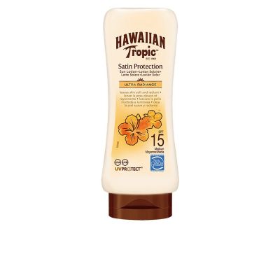 HAWAIIAN TROPIC SATIN PROTECTION LAIT SOLAIRE ULTRA ÉCLAT SPF15 180M L