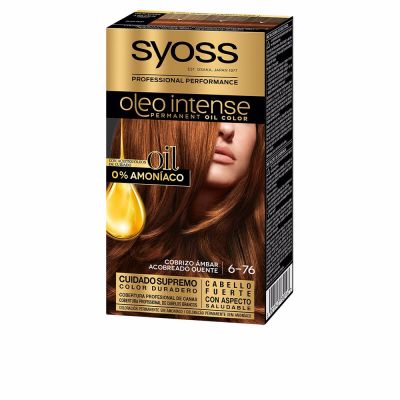 OLIO INTENSE tinte sin amoniaco #6.76-cobrizo ambar 5 pz