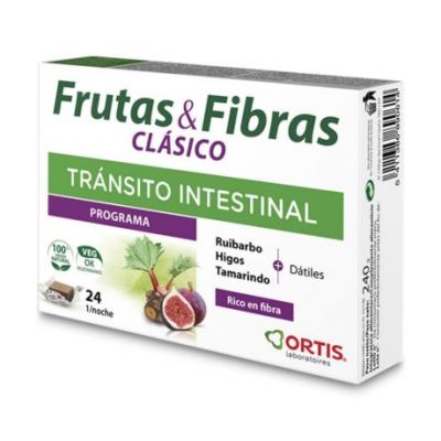 Fruta y Fibra Masticables 24cubitos Ortis