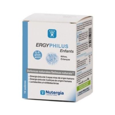 Ergyphilus Probioticos Niños SinGluten 14 Sobres Nutergia