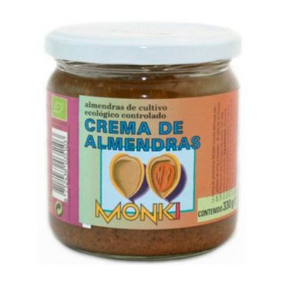 Crema de Almendras Tostada Bio 330g Monki