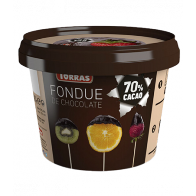 Fondue de Chocolate 70 Cacao SinGluten 220g Torras