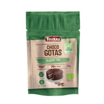Gotas Choco 70% Cacao Vegan 200g Torras