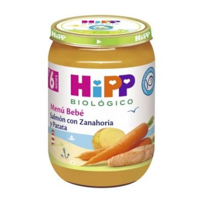 Salmone Potito Con Carote E Patate 6M 190g HIPP