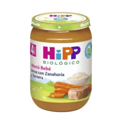 Potito Rice with Carrot and Beef 4M Bio 190g Hipp