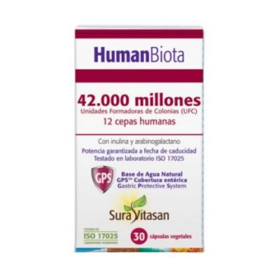 Human Biota Probioticos 42.000 millones Bio 30caps Sura Vitasan