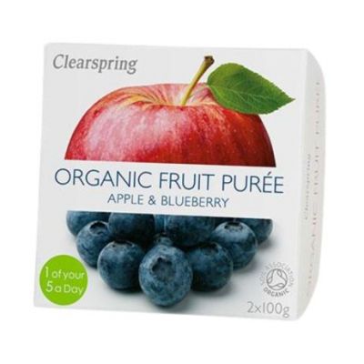 Compota de Manzana y Arandanos Vegan 2uds Clearspring