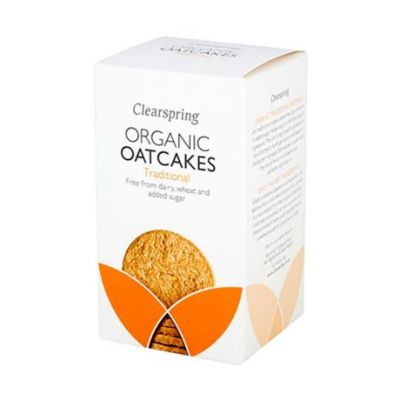 Tortitas de Avena con Sal Vegan SinAzucar 200g Clearspring
