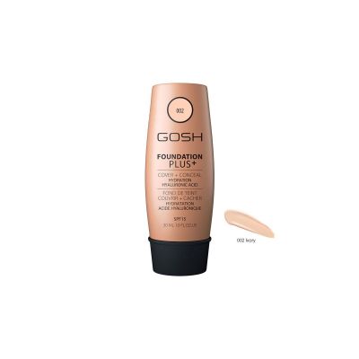 Foundation Plus+ 002 Ivory - Gosh